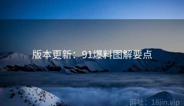 版本更新：91爆料图解要点