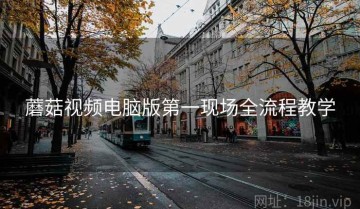 蘑菇视频电脑版第一现场全流程教学