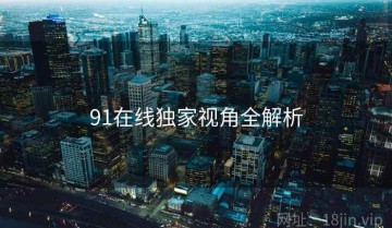 91在线独家视角全解析