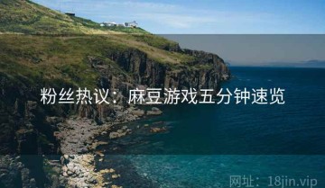 粉丝热议：麻豆游戏五分钟速览