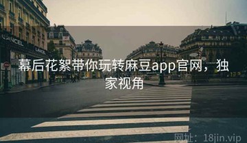 幕后花絮带你玩转麻豆app官网，独家视角
