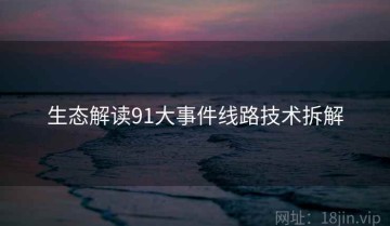 生态解读91大事件线路技术拆解