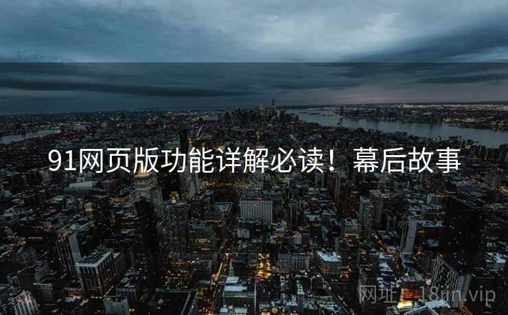 91网页版功能详解必读！幕后故事