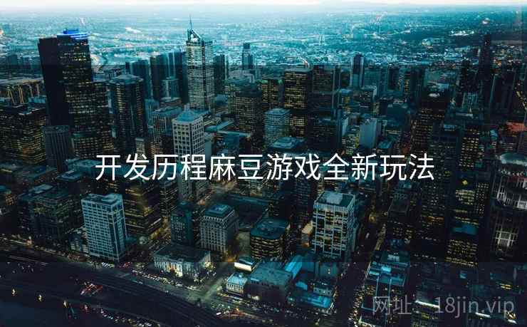 开发历程麻豆游戏全新玩法