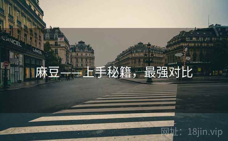 麻豆——上手秘籍，最强对比