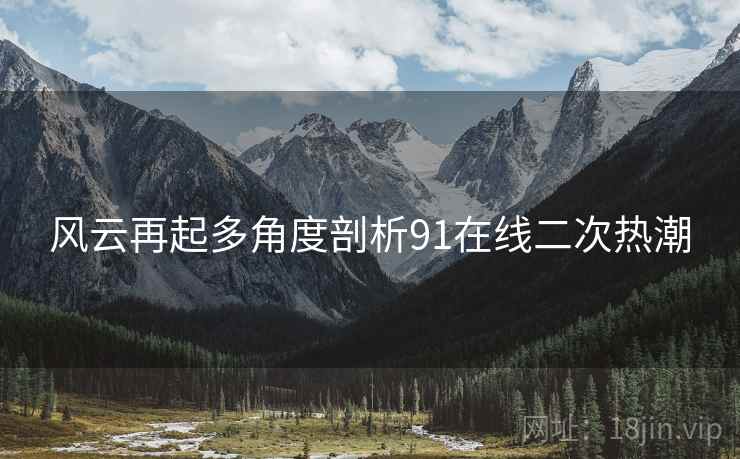 风云再起多角度剖析91在线二次热潮