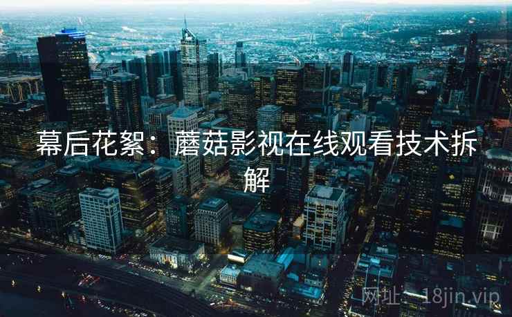 幕后花絮：蘑菇影视在线观看技术拆解
